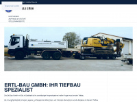 ertl-bau.de Webseite Vorschau