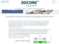 3d-core.com Webseite Vorschau