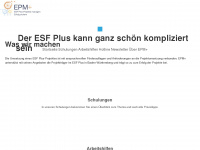 esf-epm.de Webseite Vorschau