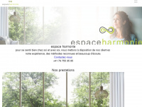 espace-harmonie.ch Webseite Vorschau