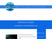 esr-clean-gmbh.de Webseite Vorschau