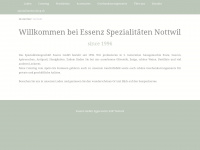 essenz-spezialitaeten.ch Webseite Vorschau
