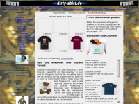 dirty-shirt.de Webseite Vorschau