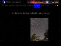 sternwarte-hagen.de Webseite Vorschau