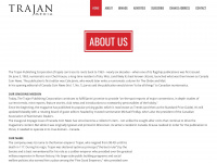 trajan.com Webseite Vorschau