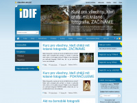 idif.cz Webseite Vorschau