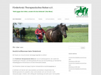foerderkreis-therapeutisches-reiten.de Webseite Vorschau