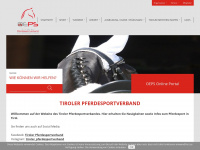pferdesport-tirol.at Webseite Vorschau