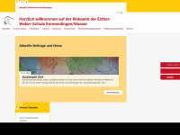 esther-weber-schule.de Webseite Vorschau