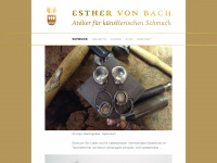 esther-von-bach.de Webseite Vorschau