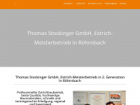 estrich-stockinger.de Webseite Vorschau