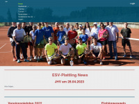 esv-plattling.de Webseite Vorschau