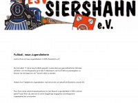 esvsiershahn.de Webseite Vorschau