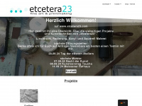 etcetera23.de Webseite Vorschau