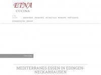 etna-ristorante.de Webseite Vorschau