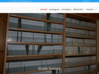 etoilesonore.ch Webseite Vorschau