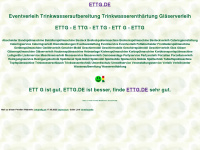 ettg.de Webseite Vorschau