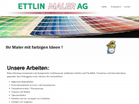 ettlin-maler.ch Webseite Vorschau