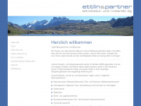 ettlin-partner.ch Webseite Vorschau