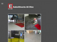 eubolith.ch Webseite Vorschau
