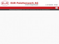 eur-paletten.ch Webseite Vorschau