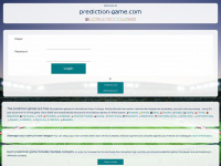 prediction-game.com Webseite Vorschau