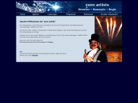 euro-artists.de Webseite Vorschau
