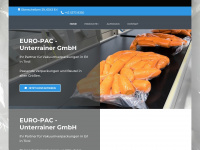 euro-pac.at Webseite Vorschau