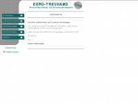 euro-treuhand.at Webseite Vorschau