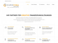 eurofina-baden.de Webseite Vorschau