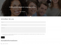eurolingua-akademie.de Webseite Vorschau