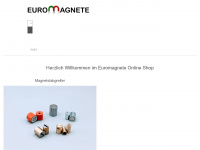 euromagnete.de Webseite Vorschau