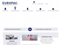 europac.ch Webseite Vorschau