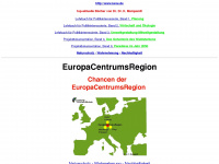 europacentrumsregion.de Webseite Vorschau