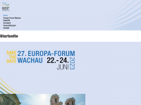 europaforum.at Webseite Vorschau