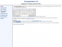 europatastatur.de Webseite Vorschau