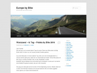 europe-by-bike.de Webseite Vorschau