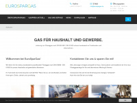 eurospargas.de Webseite Vorschau
