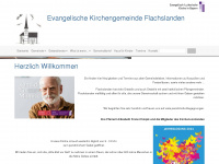 ev-kirche-flachslanden.de Webseite Vorschau