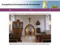 ev-kirche-hirschlanden.de Webseite Vorschau