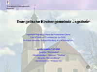 ev-kirche-jagstheim.de Webseite Vorschau