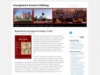 evangelische-kantorei.de Webseite Vorschau