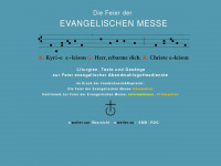 evangelisches-messbuch.de Webseite Vorschau