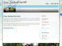 evas-seidenfloristik.de Webseite Vorschau