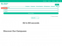 euruni.edu Webseite Vorschau