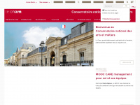cnam.fr Webseite Vorschau