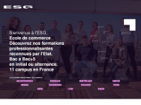 esg.fr Webseite Vorschau