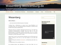 wesenberg-mecklenburg.de Webseite Vorschau