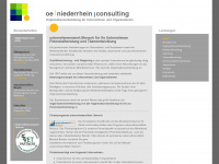oe-niederrhein-consulting.de Webseite Vorschau
