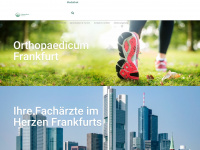 orthopaedicum-frankfurt.de Webseite Vorschau